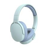 Bluetooth Kulaklık, Kulak Üstü Mikrofon, Küçük Kafa İçin, Kablosuz, 22 Saat Çalma Süresi, Gürültü Önleyici, Katlanabilir, Telefonlar, Ped, Tablet İçin (Mavi)