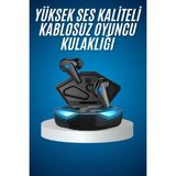 Bluetooth Kulaklık Kulaklığı Rgb Işıklı Oyunlarda Düşük Gecikme