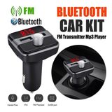 Bluetooth LCD Araç Kiti FM Verici Çift Çift USB Araç Şarjı DC 5V 3.1A