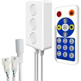 Bluetooth Led Kontrol Cihazı Sp601e Kablosuz Bağlantı Uzaktan Kumanda 5-24v Düğme Anahtar Çift Bağımsız Çıkış Sinyali
