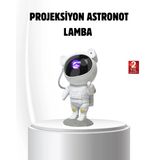 Bluetooth Müzikli Astronot Projeksiyon Lambası Yıldız Ve Ay Efektli P197571s3003
