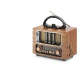 Bluetooth Nostaljik Hoparlör Fm 16.7 X 9.5 X 13.8 Cm Ns6638bt