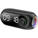 Bluetooth S8 Rgb LED Işıklı Dijital Saat Alarm Şarjlı Hoparlör Mp3 Fm Çok Fonksiyonlu Speaker