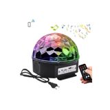 Bluetooth SD AUX USB LED Disco Lamba Topu SpeakerX