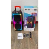 Bluetooth Ses Bombası Rgb Ledli Hoparlör Taşınabilir Premium Ses Kalitesi NDR-1097 - Siyah