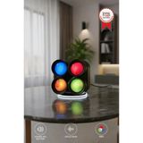 Bluetooth Speaker Kablosuz Hoparlör Led Işıklı 5 Watt Usb Girişli Şarjlı Hoparlör Gts-1835 Siyah