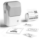 Bluetooth Termal Etiket Yazıcısı - Yüksek Kaliteli Baskı, Kargo Etiket Yazıcısı, 20-50mm Kağıt Boyutu Desteği, Uygulama ile Kontrol, Tüm Cihazlarla Uyumlu, Ev Ofis İçin Barkod Etiket Yazıcı Makinesi