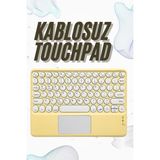 Bluetooth Touchpad Klavye 10.9 Inch Kablosuz Wifi Q Klavye Slim - Çok Renkli
