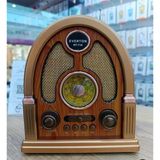 Bluetooth Usb Cd Kart Fm Sw Am Şarjlı Eskitme Nostaljik Tasarım Radyo Müzik Çalar
