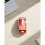 Bluetooth Ve Usb Destekli Kablosuz Şeffaf Mouse Sessiz Kullanım