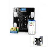 BLUETOOTH - VÜCUT ANALİZLİ DİJİTAL BASKÜL TERAZİ TARTI 180KG/50G YAĞ -SU -KAS ORAN -BMI (5477)