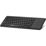 Bluetooth + Wıreless Klavye + Touch Pad Q Siyah Hdx2505