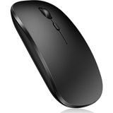 Bluetooth & Wireless Sarjli Sessiz Tuslu Kablosuz Mouse Siyah