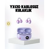 Bluetooth YXG10 Kulak Arkası Tasarım Cilt Dostu Silikon Hafif Yapı - HS8604-5668 - Çok Renkli