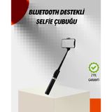 Bluetooth’lu Işıklı Selfie Çubuğu – Katlanabilir, 130 Cm Mir62375331