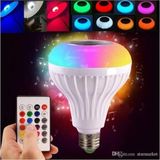 Bluetoothlu LED Ampul Hoparlör Mp3çalar Renkli LED Disko Ampul - 1 - 10 W - Amber