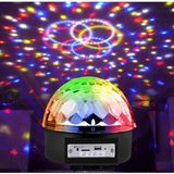 Bluetoothlu LED Küre Disko Topu Müzik Çalar Renkli Işıklı Lazer Hoparlör