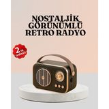Bluetooth’Lu Radyo – Fm Destekli Nostaljik Hoparlör