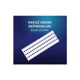 Bluewaves 20 Cm Blok Serisi Havuz Kenar Izgarası 10 Mt
