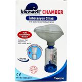 Bluewell Aerochamber İnhalasyon Cihazı Mavi 5 Yaş Üstü