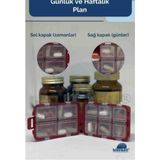 Bluewell Haftalık Günlük Ilaç Saklama Kutusu