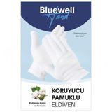 Bluewell Koruyucu Pamuklu Egzama Eldiveni Large