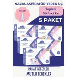 BLUEWELL ORTHOPEDICS PRODUCTS 5X Otribebe Brunobaby Weebaby Uyumlu Nazal Aspiratör Yedek Uç Burun Aspiratörü Ucu Yumuşak Uç 10'lu