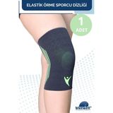 Bluewell Orthopedıcs Products Çift Taraflı Ortopedik Antrenman Dizlik Medikal Koruyucu Elastik Spor Voleybol Basketbol Fitness Sporcu Dizliği, Unisex - Siyah - XL