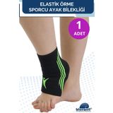 BLUEWELL ORTHOPEDICS PRODUCTS Elastik Örme Likralı Çift Taraflı Ortopedik Bileklik Koruyucu Spor Ayak Bilekliği Sporcu