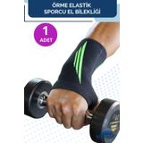 BLUEWELL ORTHOPEDICS PRODUCTS Elastik Örme Sporcu Bilek Koruyucu Destek Bandajı Koşu Yoga Fitness Spor Çift Taraflı Bileklik