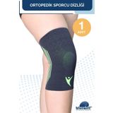 BLUEWELL ORTHOPEDICS PRODUCTS Medikal Ortopedik Spor Dizliği Koruyucu Elastik Çift Taraflı Voleybol Fitness Sporcu Dizlik