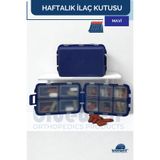 BLUEWELL ORTHOPEDICS PRODUCTS Taşınabilir İlaç Saklama Kutusu 10 Bölmeli Haftalık Günlük Hap Düzenleyici Kitlenir Kapak Organizer