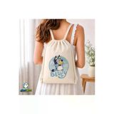 Bluey Büzgülü Keten Çanta C031