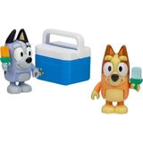 Bluey Dondurma Temalı 2'li Karakter Figür Oyuncak Aksesuarlı Set - Standart