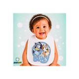 Bluey Keten Bebek Mama Önlüğü – Yumuşak, Emici, Yıkanabilir, Özel Tasarım P018