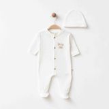 Blumi Kids “little One” Organik Waffle Tulum & Bere - Beyaz - 9 Ay