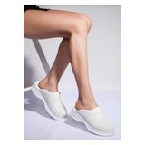 BLUMSABOTERLİK Beyaz Unisex Klasik Taban Tam Ortopedik Anatomik Hastene,doktor,hemşire,aşçı Blum Sabo Terlik, Beyaz, 35