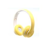 BLUPPLE Bluetooth Wireless Mikrofonlu Kablosuz Stereo Kulak Üstü Kulaklık Sarı Genç Çocuk