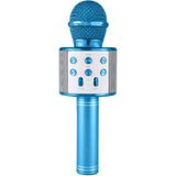 Blupple WS-858 Karaoke Mikrofon Bluetooth, Usb, Hafıza Kartı ve Aux Girişli Mavi Renkli Taşınabilir