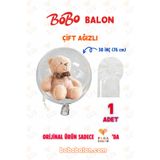 Blur Home BOBO Balon Çift Ağızlı 30 İnç (76 cm) Dev Şeffaf Esnek - Pera Balon