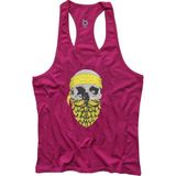 Bluu Arphax Fuşya Fitness Gym Tank Top Erkek Sporcu Atleti