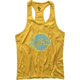 Bluu Barbell Renkli Fitness Gym Tank Top Erkek Sporcu Atleti