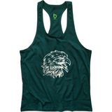 Bluu Eaglec Fitness Gym Tank Top Sporcu Atleti - 2XL - Yeşil