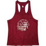 Bluu Eaglec Fitness Gym Tank Top Sporcu Atleti - Bordo