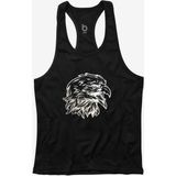 Bluu Eaglec Fitness Gym Tank Top Sporcu Atleti - XL - Siyah