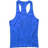 Bluu Fitness Gym Tank Top Sporcu Atleti Rahat Kesim Nefes Alabilir Kumaş Mavi - Turkuaz