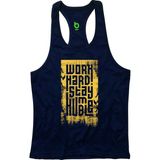 Bluu HMBLW Lacivert Fitness Gym Tank Top Erkek Sporcu Atleti