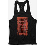 Bluu HMBLW Renkli Fitness Gym Tank Top Erkek Sporcu Atleti