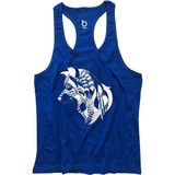 Bluu Mandalaw Fitness Gym Tank Top Sporcu Atleti - 2XL - Saks Mavi