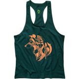 Bluu Mandalaw Fitness Gym Tank Top Sporcu Atleti - XL - Yeşil